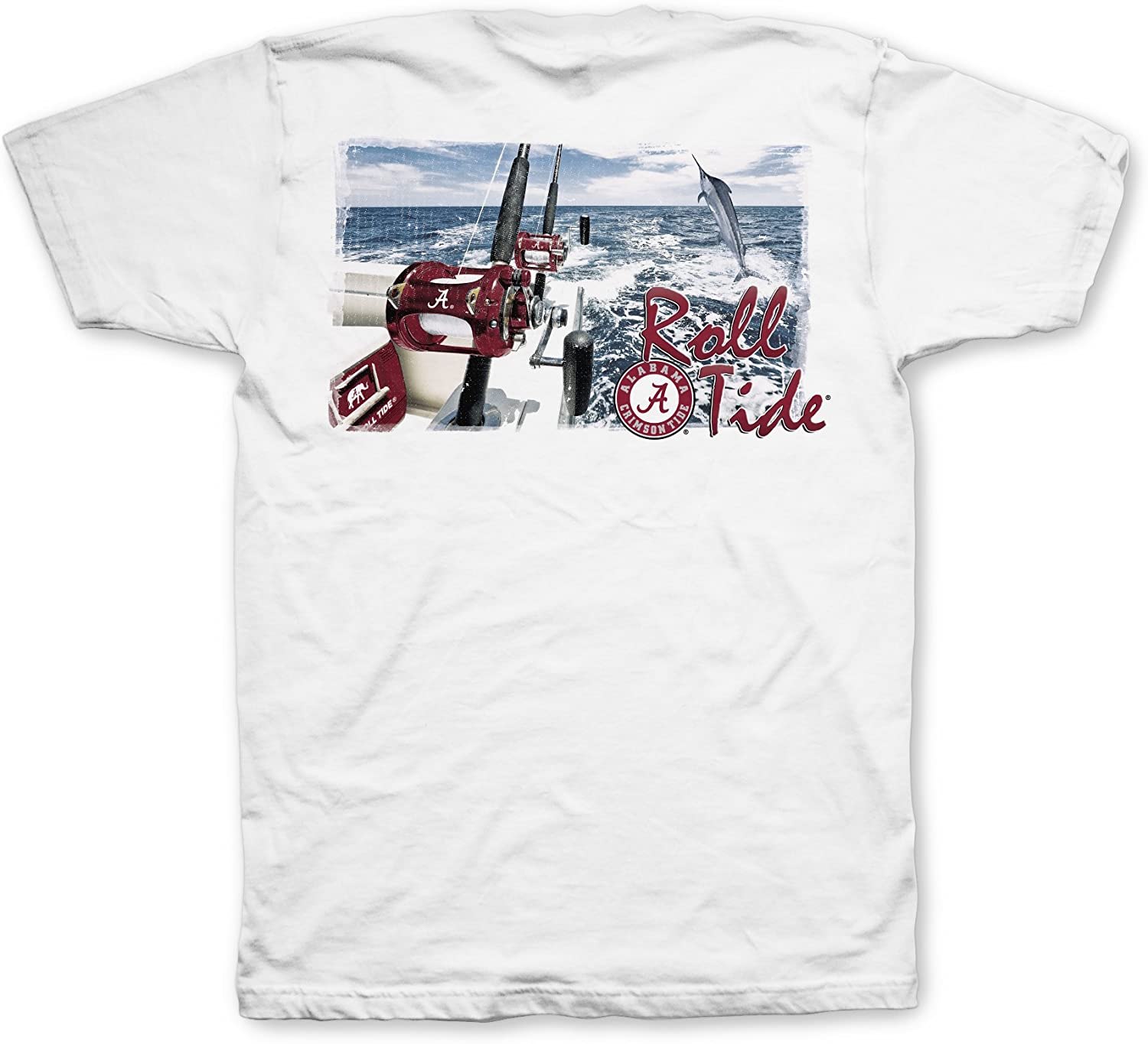 Alabama Crimson Tide T-Shirt - Deep Sea Life Fishing